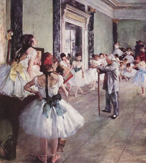 Clase de baile. Edgar Degas.